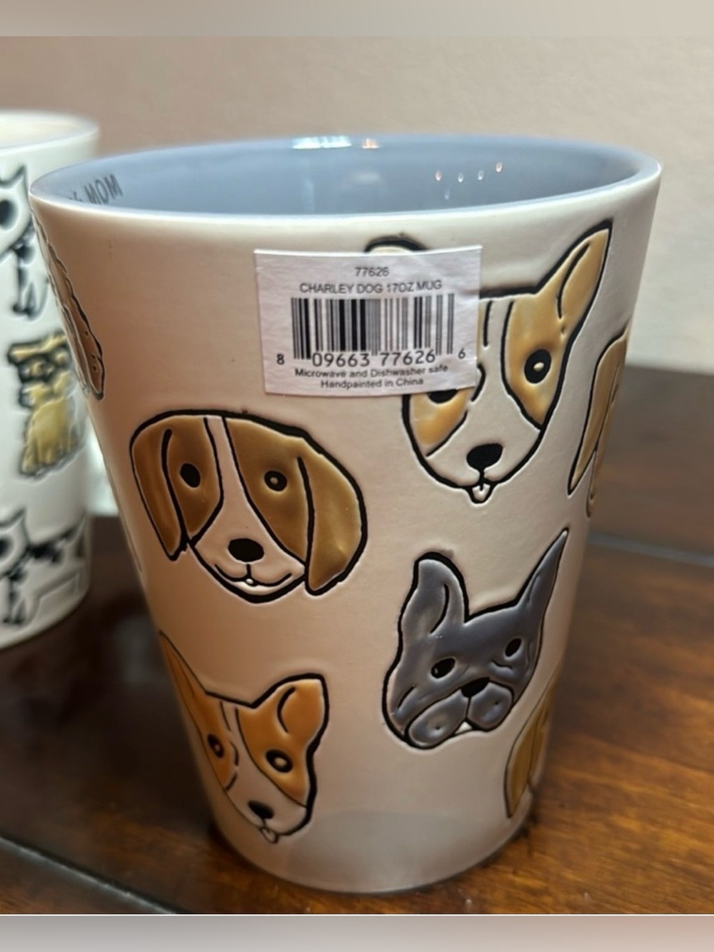 NWT Dog Mom Mug Set 17 oz Gift Set “My Kids Have Paws” - Picture 7 of 9